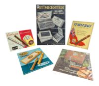 TOBACCIANA - CIGARS - SELECTION OF FIVE ADVERTISING SHOWCARDS