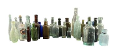 COLLECTION OF EARLY 20TH CENTURY & LATER VINTAGE ADVERTISING BOTTLES