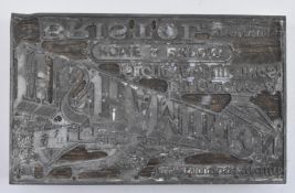 BRISTOL INTEREST - VINTAGE BRISTOL COMPANY PRINTING BLOCK