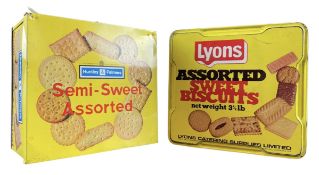LYONS / PALMERS - TWO VINTAGE BISCUIT TINS