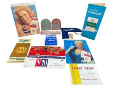 TOBACCIANA - MIXED SELECTION OF ADVERTISING PIECES