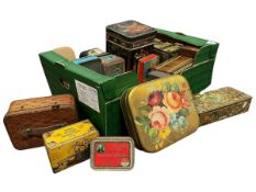 MIXED SELECTION OF VINTAGE ADVERTISING TINS