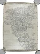 BRADSHAW'S RAILWAY MAP OF ENGLAND, WALES & SOUTHERN SCOTLAND