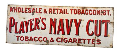 PLAYER'S NAVY CUT - ENAMEL ADVERTISING SIGN