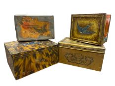 BLUE BIRD - SELECTION OF FOUR VINTAGE ADVERTISING TINS