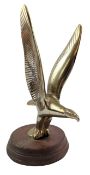 20TH CENTURY VINTAGE CHROMED METAL A E LEJEUNE ALVIS CARS MASCOT