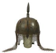 19TH CENTURY ISLAMIC INDO-PERSIAN KULAD KHUD HELMET