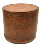 19TH CENTURY BURMESE LACQUERED SHAN BETEL BOX