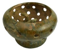 CHINESE HAN DYNASTY STYLE GREEN GLAZED POTTERY DUCKS IN PEN 汉陶鸭圈