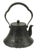 19TH CENTURY JAPANESE NAMBU IRON CAST KETTLE 19世纪日本明治南山铁壶