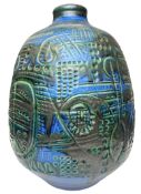 HEUCKEROTH FOR CARSTENS - MODEL 7087 - PREHISTORIC VASE