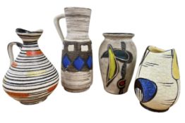 SCHEURICH KERAMIK - SELECTION OF 1960S WEST GERMAN VASE