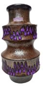 MAREI KERAMIK - MODEL 267/25 - 1970S WEST GERMAN VASE