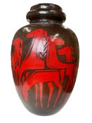 SCHEURICH KERAMIK - MODEL 286 - LARGE WEST GERMAN VASE