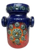 DUMLER & BREIDEN - MODEL 90 - FAT LAVA SATURN VASE
