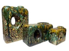 MAREI KERAMIK - CHIMNEY MODELS - THREE GRADUATING VASES