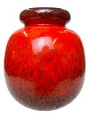 SCHEURICH - MODEL 284/19 - 1970S WEST GERMAN POTTERY VASE