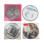 THE ROLLING STONES - SELECTION OF FOUR VINYL PICTURE DISCS