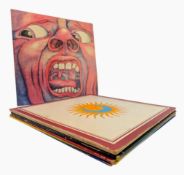 KING CRIMSON - SELECTION OF 8 VINYL RECORD ALBUMS