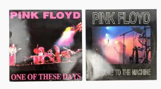 PINK FLOYD - 2 VINYL RECORD UNOFFICIAL RELEASES - COLOURED VINYL