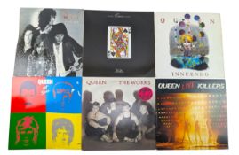 QUEEN - SELECTION OF 6 VINYL RECORD ALBUMS
