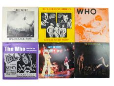 THE WHO - COLLECTION OF 6 UNOFFICIAL VINYL RELEASES