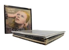 DAVID BOWIE - COLLECTION OF 9 VINYL RECORD ALBUMS
