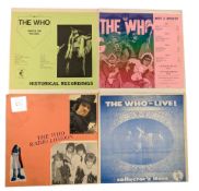 THE WHO - COLLECTION OF 4 UNOFFICIAL RELEASES