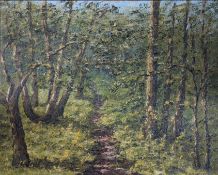 C J SPENCER - OIL ON CANVAS