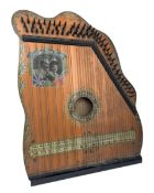 EDWARD VII EARLY 20TH CENTURY CORONATION TABLE HARP
