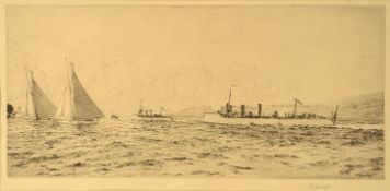 W STEWART COLLIE (SCOTTISH) - EARLY 20TH CENTURY ETCHING 