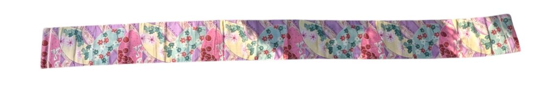 1920S JAPANESE KIMONO OBI SASH BELT WITH FLORAL PRINTS