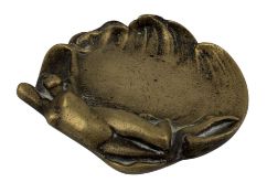 20TH CENTURY ART NOUVEAU STYLE CAST BRONZE TRAY