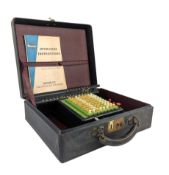 MONROE CALCULATING MACHINE - MODEL LI60-X IN ORIGINAL CASE