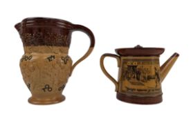 DOULTON LAMBETH SALTGLAZED STOOLWARE BACCHUS JUG
