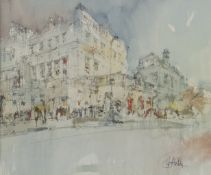 JOHN FREDERICK PALMER - THEATRE ROYAL BATH - WATERCOLOUR & PENCIL ON PAPER PAINTING