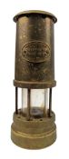VINTAGE HOCKLEY LAMP & LIMELIGHT CO BRASS MINERS' COLLIERY LAMP
