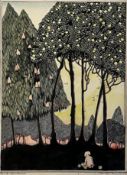 UNKNOWN 20TH CENTURY ARTIST - THE LITTLE GREEN ORCHARD, 1925