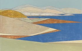 VANESSA GARDINER (B. 1960) - ATTICA HEADLANDS 3, 2011 - ACRYLIC ON BOARD
