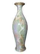 A. J. WILKINSON ORIFLAMME DESIGNED BY JOHN BUTLER - MARBLE LUSTRE EFFECT VASE