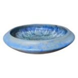 PIERREFONDS, FRANCE - EARLY 20TH CENTURY MOTTLED CRYSTALLINE GLAZED BOWL