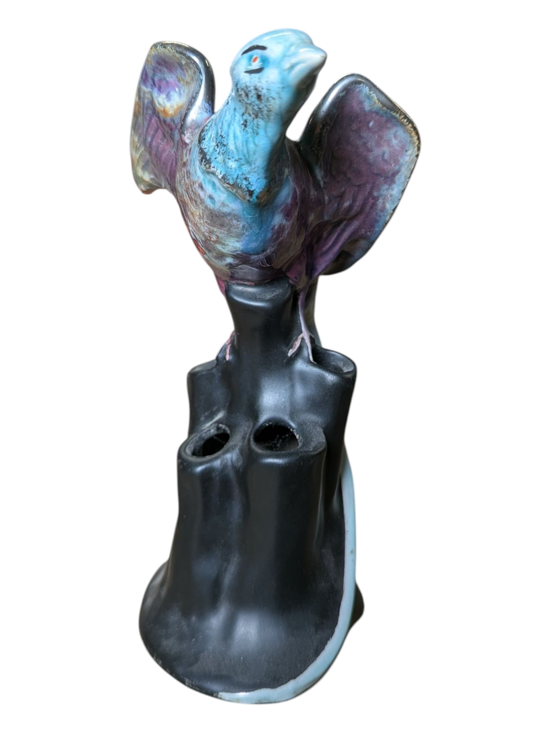 A. J. WILKINSON'S ORIFLAMME DESIGNED BY JOHN BUTLER - TWO CERAMIC PHOENIXES - Image 2 of 5