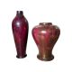A. J. WILKINSON ORIFLAMME DESIGNED BY JOHN BUTLER - TWO PURPLE LUSTRE FINISH VASES - Image 1 of 5
