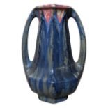PIERREFONDS, FRANCE (EARLY 20TH CENTURY) - MOTTLED CRYSTALLINE GLAZE VASE