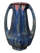 PIERREFONDS, FRANCE (EARLY 20TH CENTURY) - MOTTLED CRYSTALLINE GLAZE VASE
