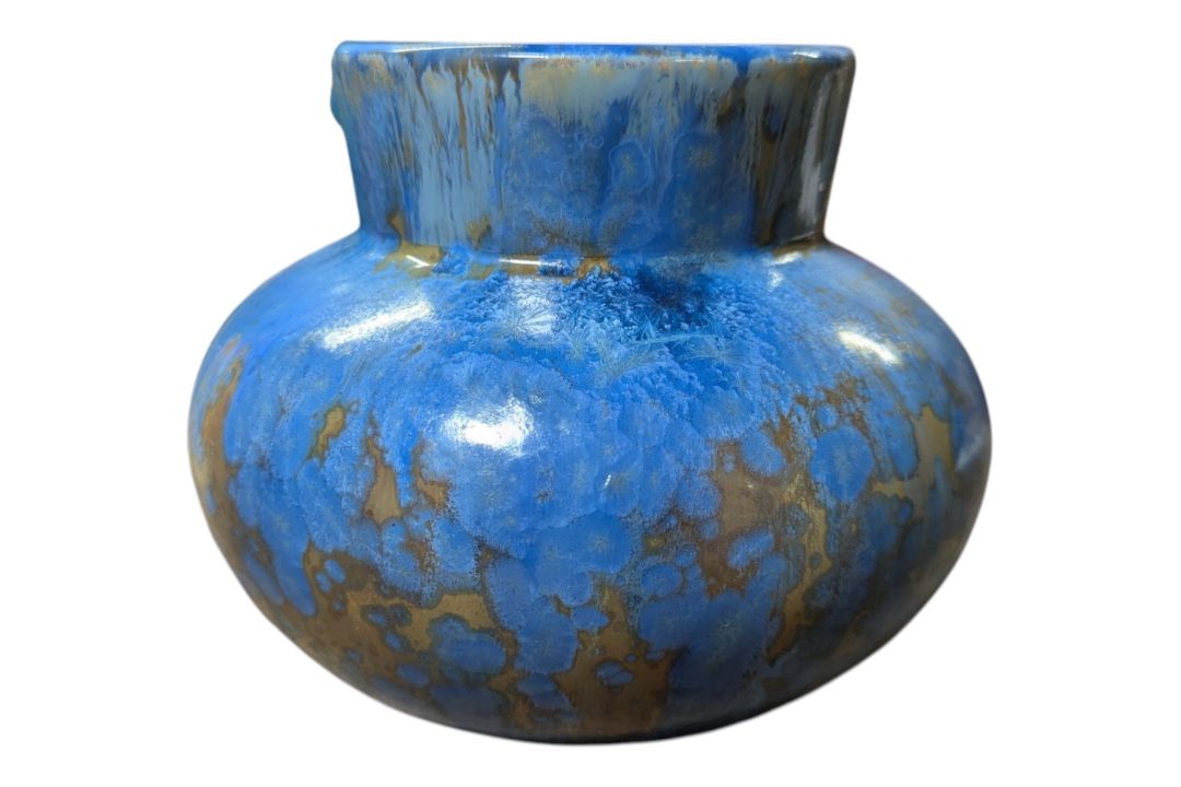 PIERREFONDS, FRANCE - TWO MOTTLED CRYSTALLINE GLAZE VASES - Image 5 of 6