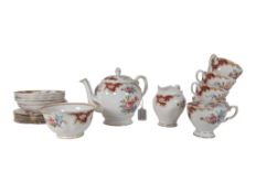 TUSCAN, ENGLAND - WINDSOR PATTERN - VINTAGE BONE CHINA TEA SERVICE