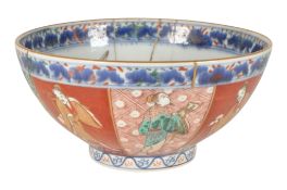 19TH CENTURY JAPANESE IMARI PORCELAIN BOWL