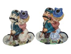 SHORTER & SONS - TWO EARLY 20TH CENTURY STAFFORDSHIRE DAISY BELL FIGURES