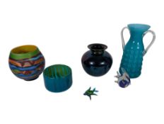 COLLECTION OF LATE 20TH CENTURY VINTAGE RETRO STUDIO GLASS